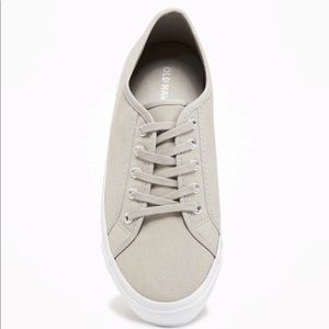Old Navy Tan Canvas Sneakers